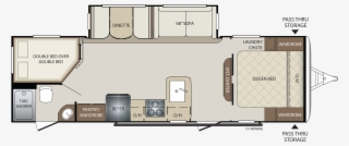 Bullet 272bhs Travel Trailer - 2 Bathroom Travel Trailer Floor Plans