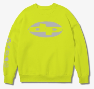 Reflective Fluro Yellow Sweat Shirt - Long-sleeved T-shirt