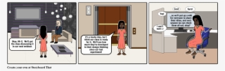 Design Thinking Collaboration - Cartoon