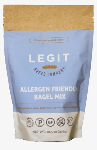 Legit Bread Allergen Friendly Bagel Mix Front - Jamaican Blue Mountain Coffee