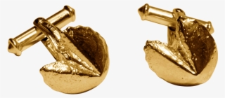 Fortune Cookie Cuff Links - Earrings