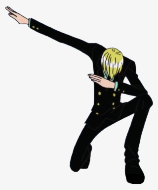 Transparent Dabbing Sanji Ur Welcome - Manga Character Dabbing