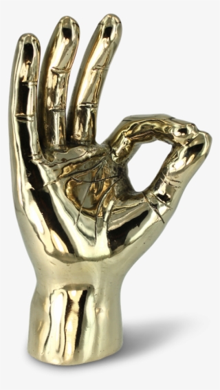 Pinchy & Co A-ok Hand - Bronze Sculpture