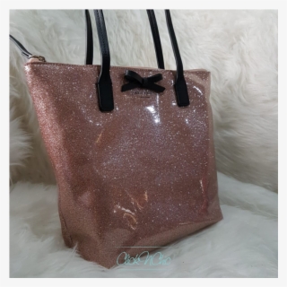 Kate Spade Mavis Street Glitter Jeralyn Handbag Rosegold - Tote Bag