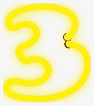 This Free Icons Png Design Of Neon Numerals-3 1
