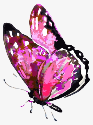 Beyond Fear To Freedom - Watercolor Yellow Butterfly