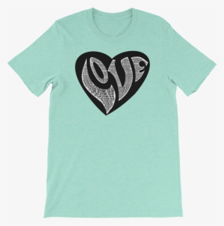 Ladies Black Heart Logo Short Sleeve T-shirt - Shirt