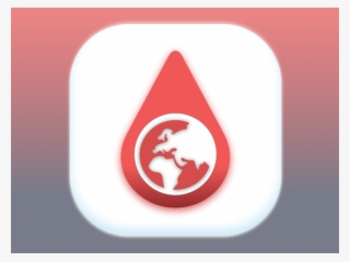 Blood Donation App Icon - Emblem