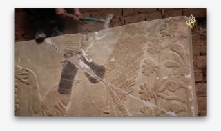 Teaching Violence, Destruction, And Propaganda At Nimrud - Stone Carving