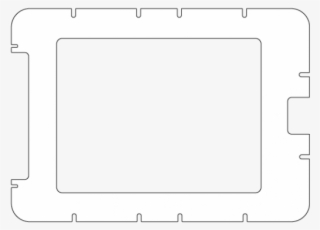 Cadre Insert Blanc Sans Accès - Display Device