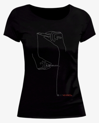 Artwearness Minimal Female O Neck - Active Shirt