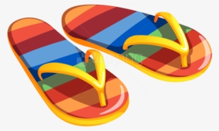 Free Png Download Transparent Beach Flip Flops Clipart - Sandals Clipart Png