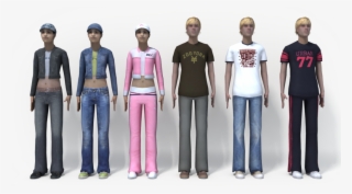 Rigged 3d People Teenager Bundle - Pajamas