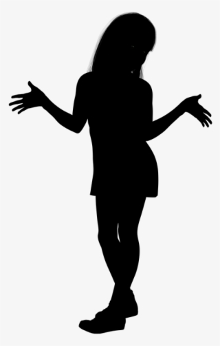Silhouette, Girl, Woman, Young, Teenager, Movement - Black Teen Girl Silhouette