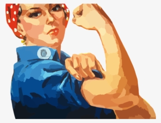 We Can Do It Woman Transparent