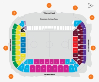 Bankwest Stadium Seating Map