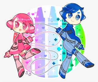 Crayola Chan And Crayola Kun Crayonoids - Cartoon