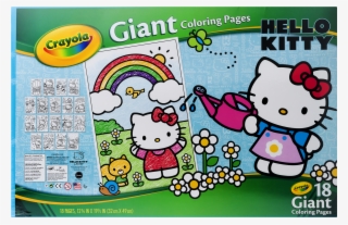 Crayola Giant Coloring Pages Featuring Hello Kitty, - Hello Kitty