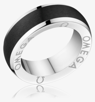Omegamania Ring - Omega Ring Black Ceramic