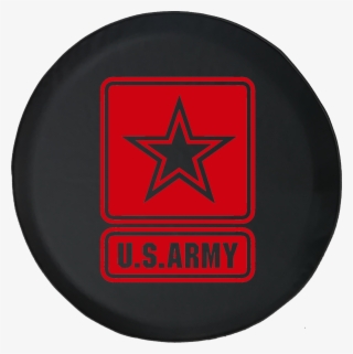 Jeep Wrangler Spare Tire Cover With Army Star - Circle