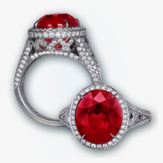 Natural Oval Shape Ruby Ring - Royal Ruby Ring