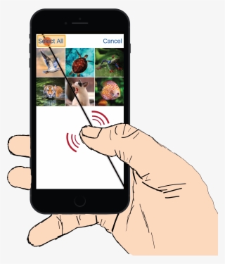 Extending Thumb Reach Via Force Input Stabilizes Device - Iphone