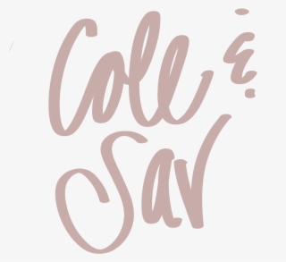 Cole And Sav Book Title - Calligraphy