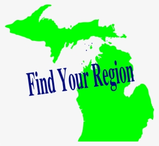 Michigan Region Clip Art - State Of Michigan