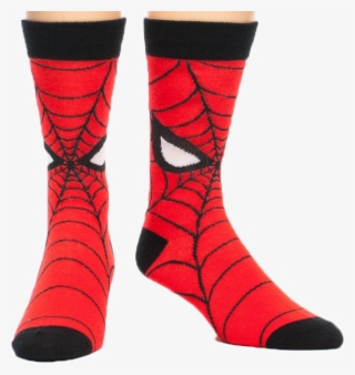 Spider-man Crew Socks - Spiderman Socks Png