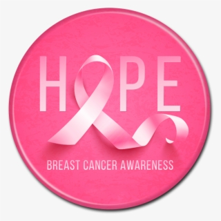 Beat Cancer Button - Never Give Up Hope Breast Cancer Png
