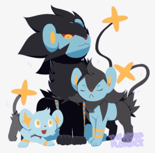 Luxray Shinx Luxio Pokemon Theartofflorence - Luxio Pokemon