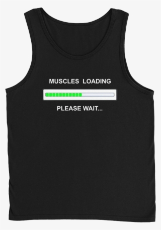 Muscles2 Mockup Front Flat Black - Active Tank
