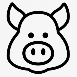 Medium Size Of How To Draw A Pig Face Cartoon Do You - Pig Head Black And White