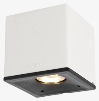 In-lite Outdoor Lighting Cubid Wall Lights White - Ceiling Fixture