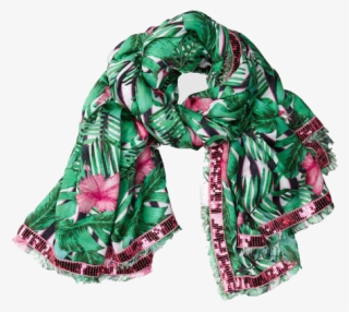 Tropical Printed Scarf Tropical Printed Scarf - Scarf