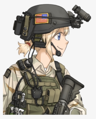 Soldier Mercenary Weapon Military Profession Anime - Operator Chan