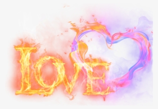 #love #fire #words #heart - Love Flamme