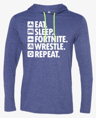 Fortnite - Wrestle - Repeat - Hoodie - Mat Masters - Long-sleeved T-shirt