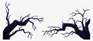 Creepy Tree - Silhouette