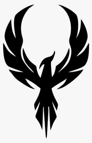 Eagle Phoenix Fire - Silhouette Of A Phoenix