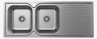 Mondella 1180mm Stainless Steel Cadenza Left Hand Double - Kitchen Sink