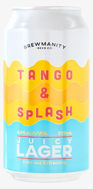 Brewmanity Tango & Splash Juicy Lager - Caffeinated Drink