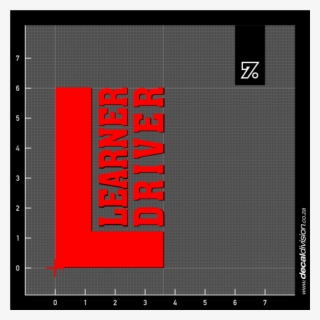 Learner Driver Sticker A - Isuzu X Rider Logo