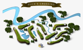 Buck's Crossing Course Layout - Tree