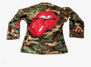 Rolling Stones Camo Jacket By Madeworn - Military Uniform