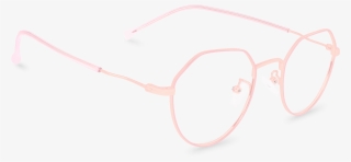 Corner View Of Osbourne Pink Oval Glasses Made From - Tints And Shades