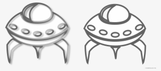 Image Free Download Page Of Clipartblack Com Outline - Alien Spaceship Coloring Pages