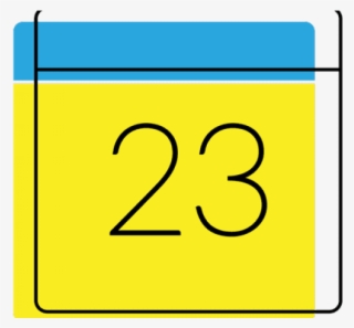 Calendar Icons Yellow