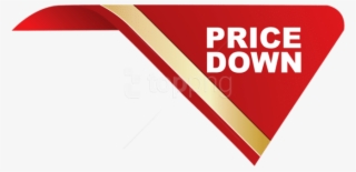 Free Png Download Price Down Corner Sticker Clipart - Price Down Png