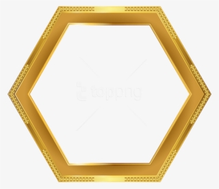 Free Png Download Deco Gold Border Frame Clipart Png - Platter